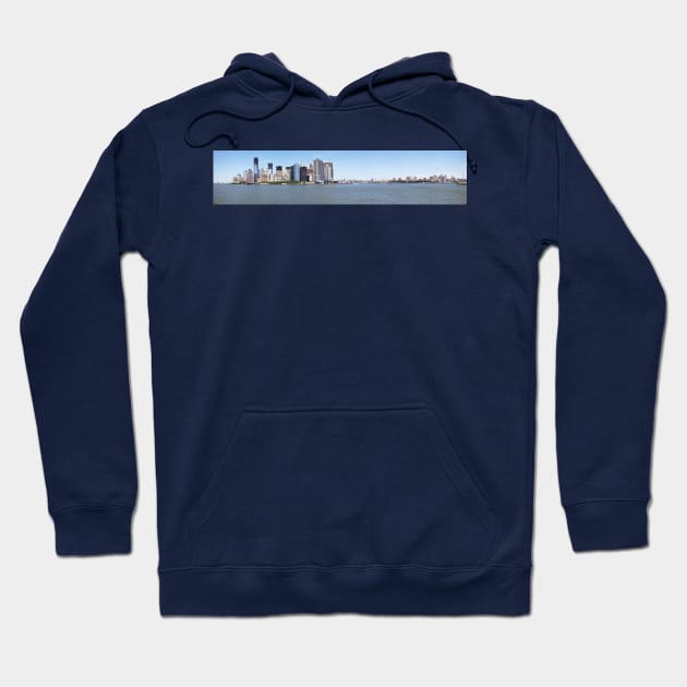 Manhattan Panorama New York City Hoodie by tommysphotos